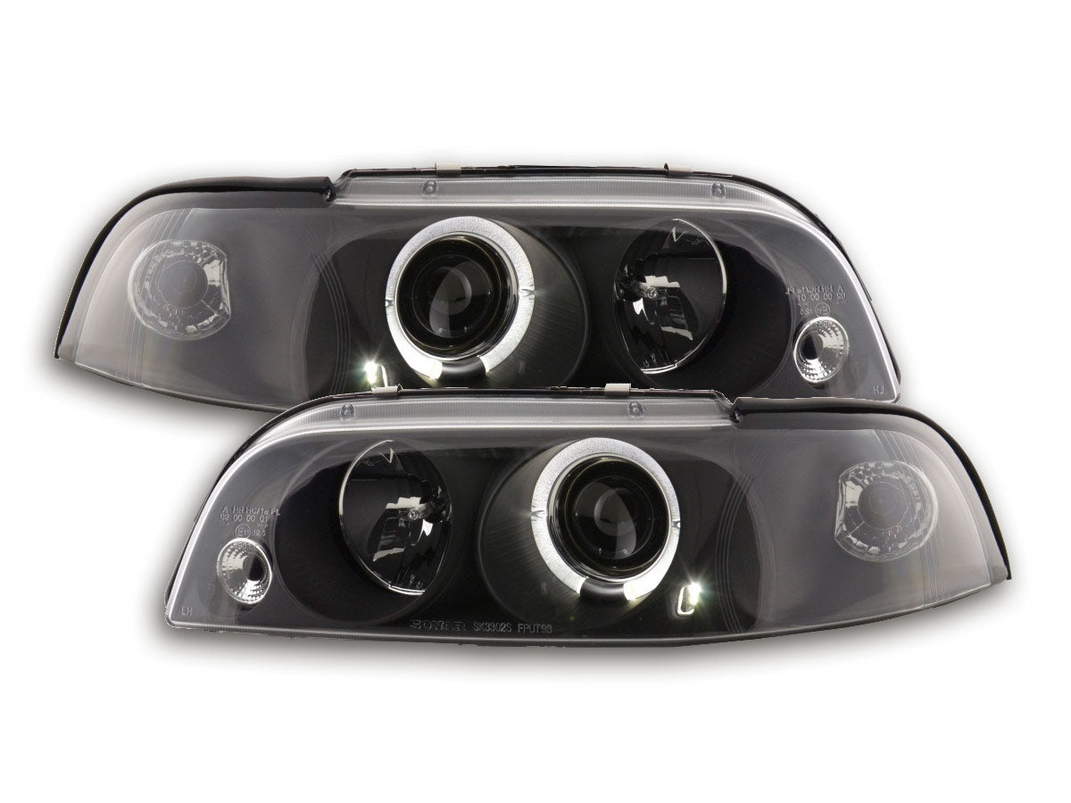 Scheinwerfer Set Fiat Punto 1 Typ 176 93-98 schwarz Scheinwerfer Set Fiat Punto 1 Typ 176 93-98 schwarz